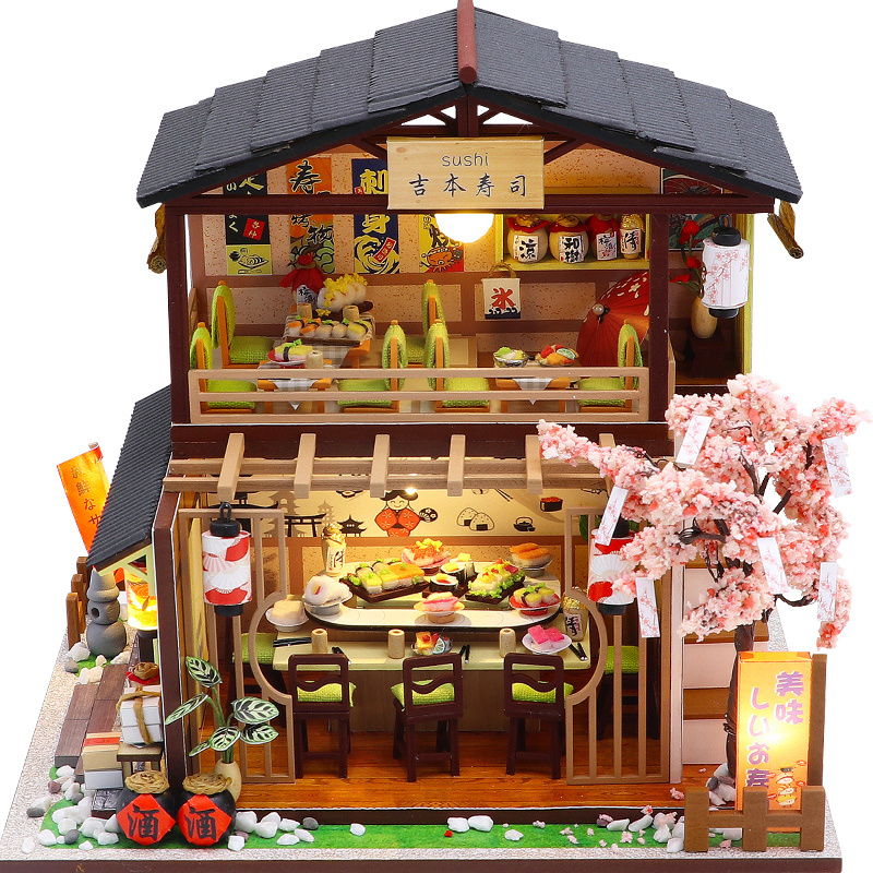 3D Printing House - DIY Wooden Miniature Model Kit Japanese
