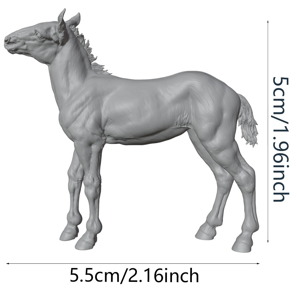3D Printing Liquid - High-Detail Printing, Realistic Horse Miniature Resin
