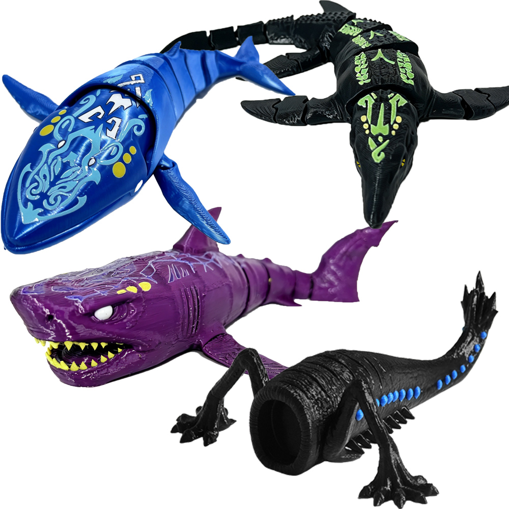 3D Printing Joints - Bloop sea monsters 3D Printing Eater