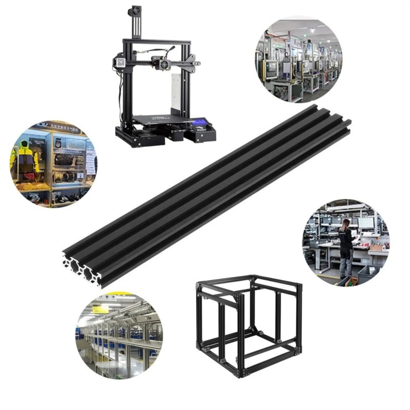 1Pcs Black Aluminum Profile 20 - đánh giá và giá 3D Printer Enclosure Frame
