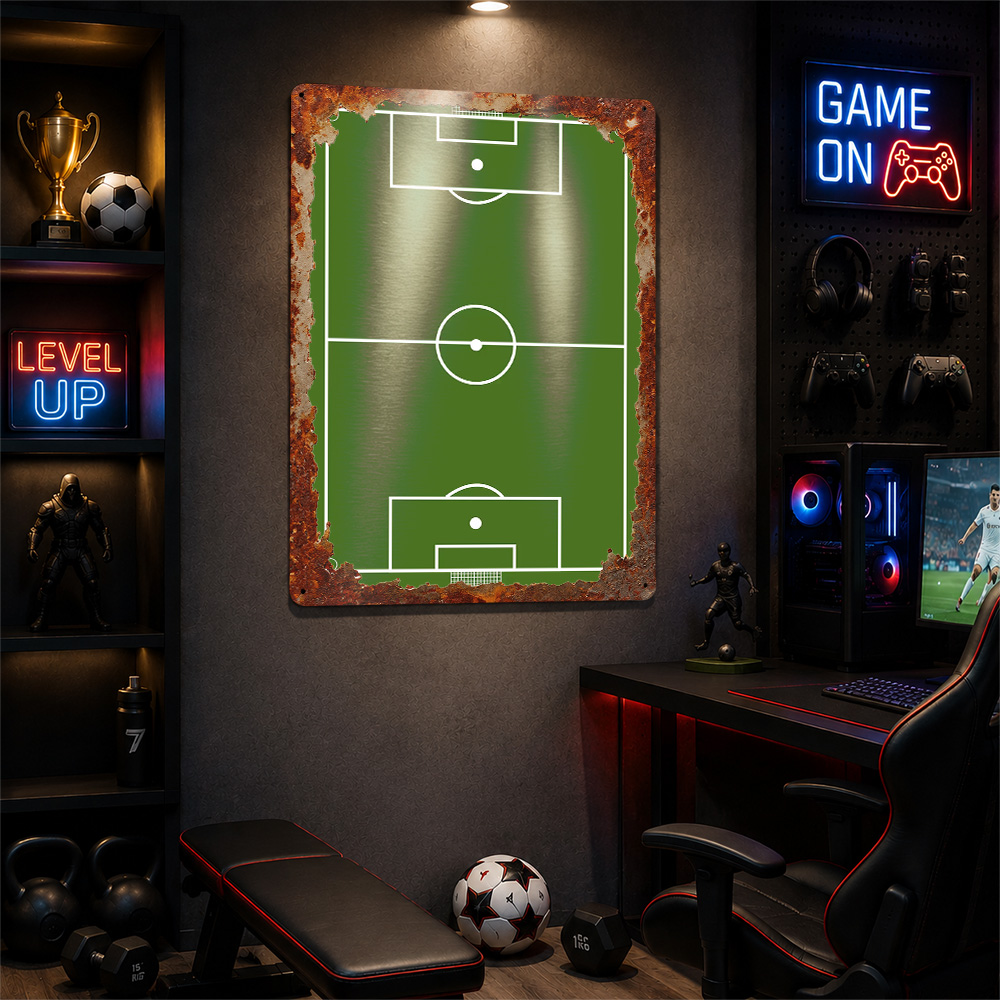 Soccer Field Diagram Poster Re - đánh giá và giá 3D Printing Diagram