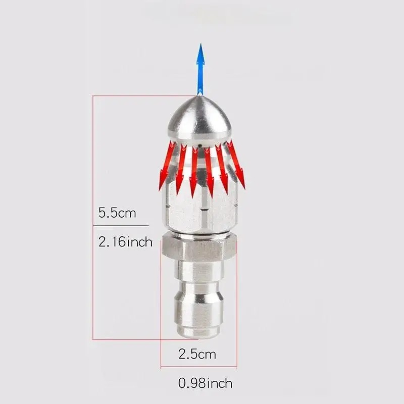 High‑Pressure Washer Sewer Cle - đánh giá và giá Nozzle Cleaning Kit