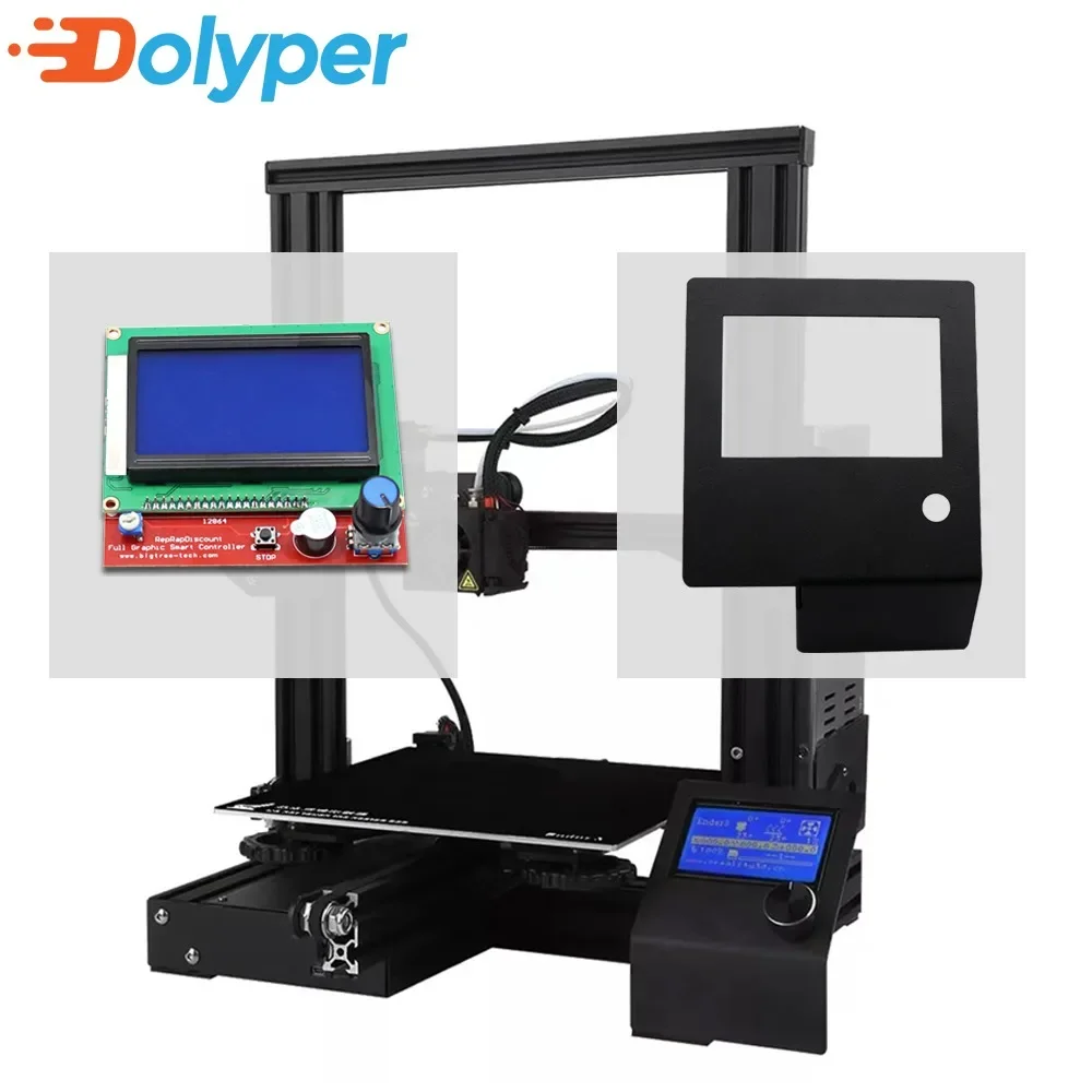Ender3 12864 Liquid Crystal Di - đánh giá và giá 3D Printer Enclosure Frame