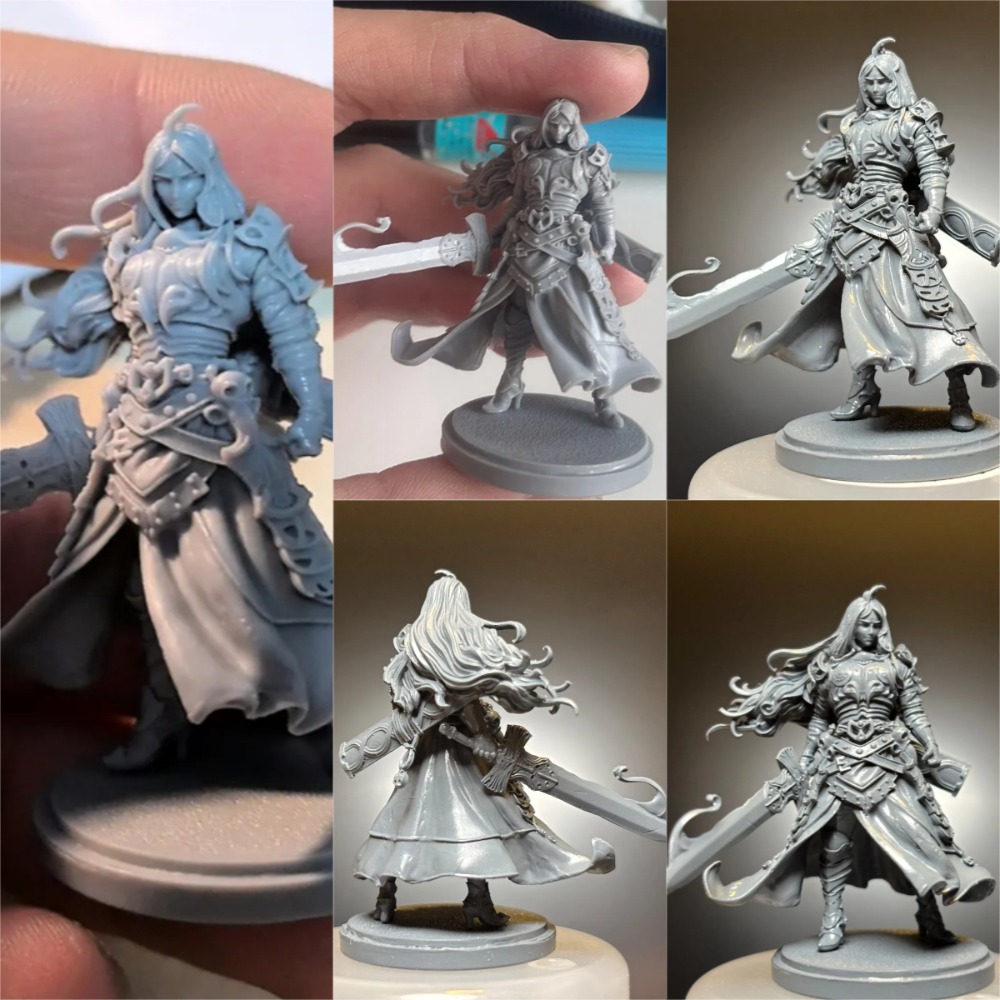 38mm Beauty Soldier Resin Figu - đánh giá và giá 3D Printing For Dummies