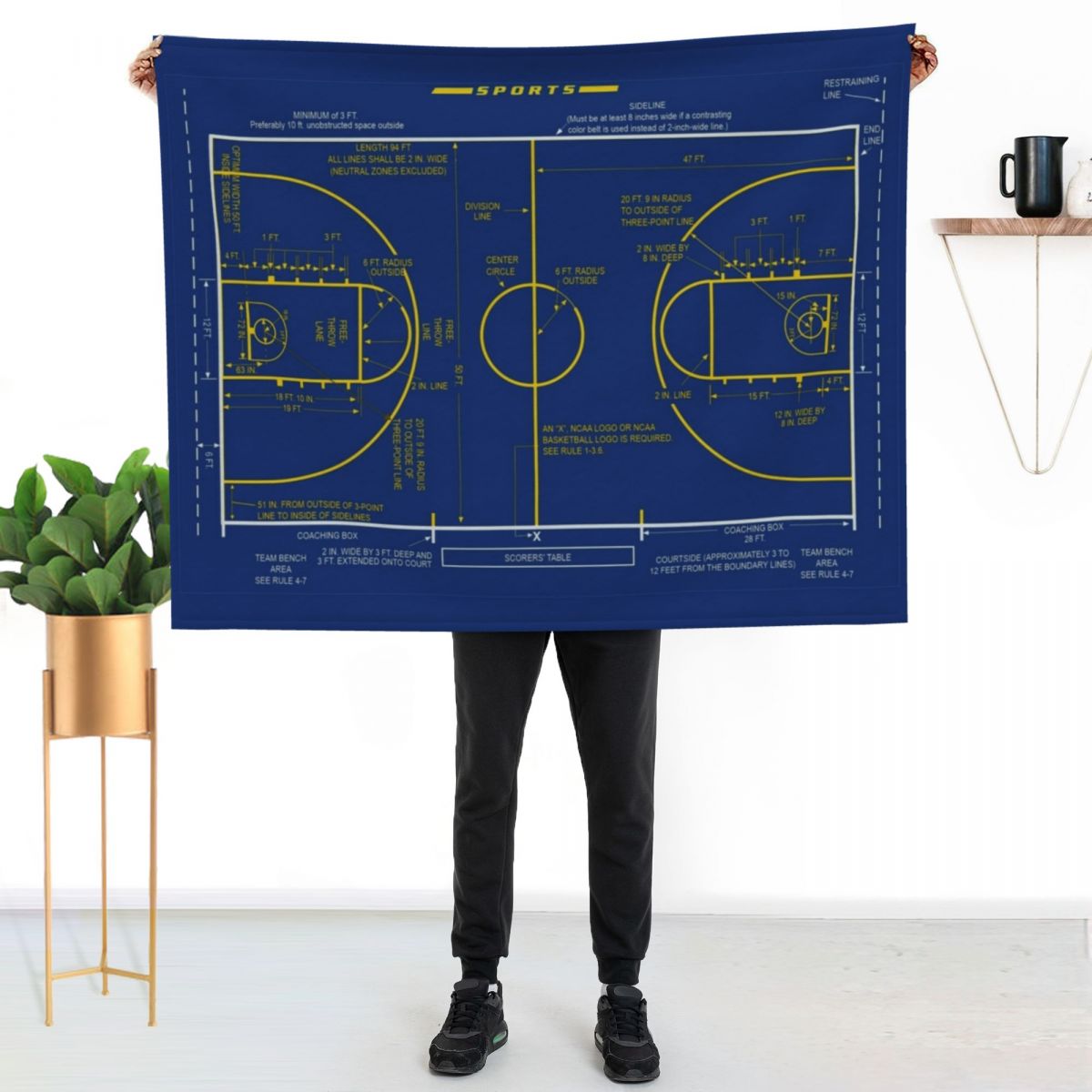 College Basketball Court Diagr - đánh giá và giá 3D Printing Diagram