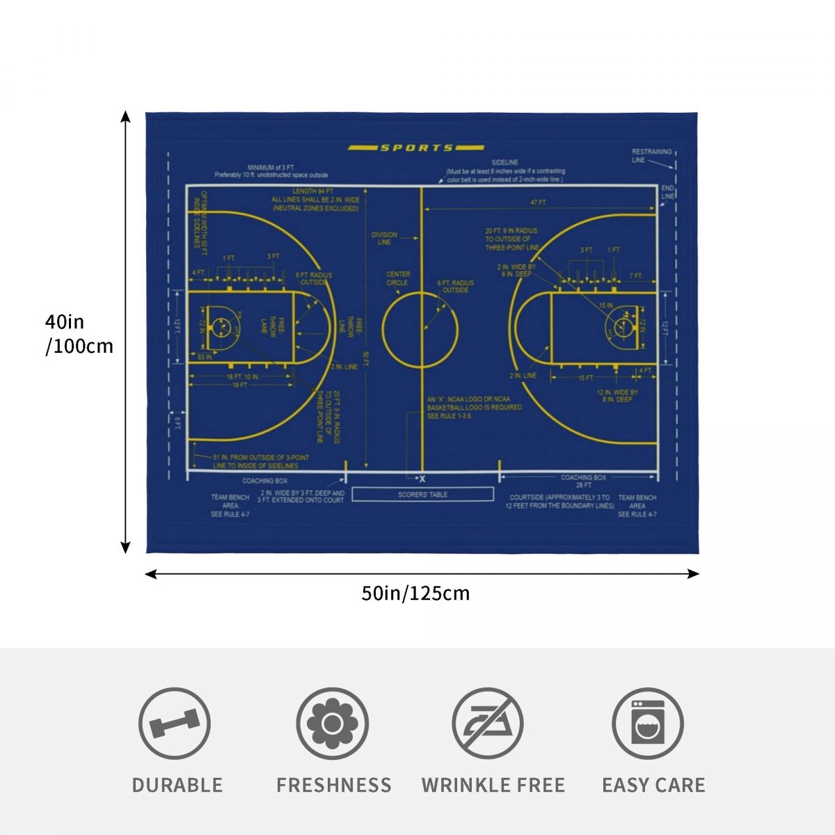 College Basketball Court Diagr - đánh giá và giá 3D Printing Diagram