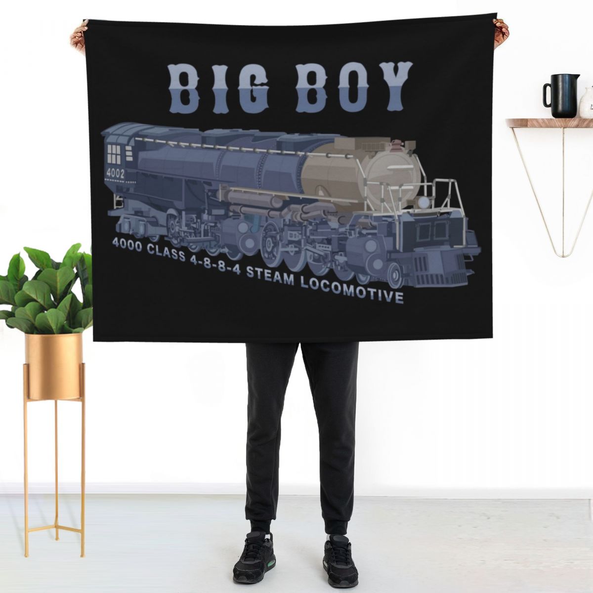 Big Boy Steam Train 4000 Class - đánh giá và giá 3D Printing Diagram