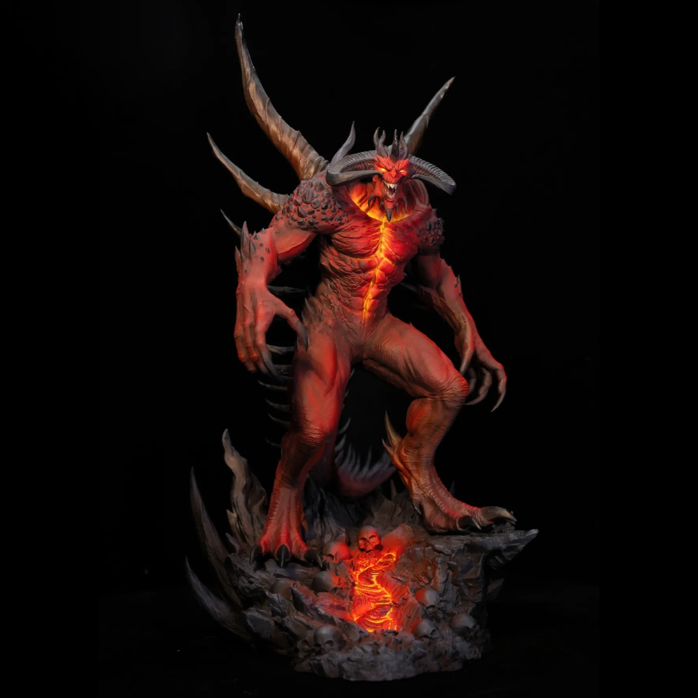 1PC Hell Demon Lord Diablo 3D  - đánh giá và giá 3D Printing For Dummies