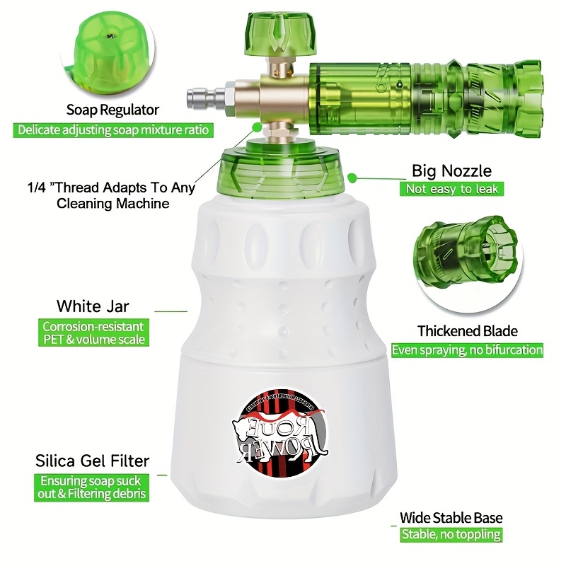 Pressure Washer Aluminum Foam  - đánh giá và giá Nozzle Cleaning Kit