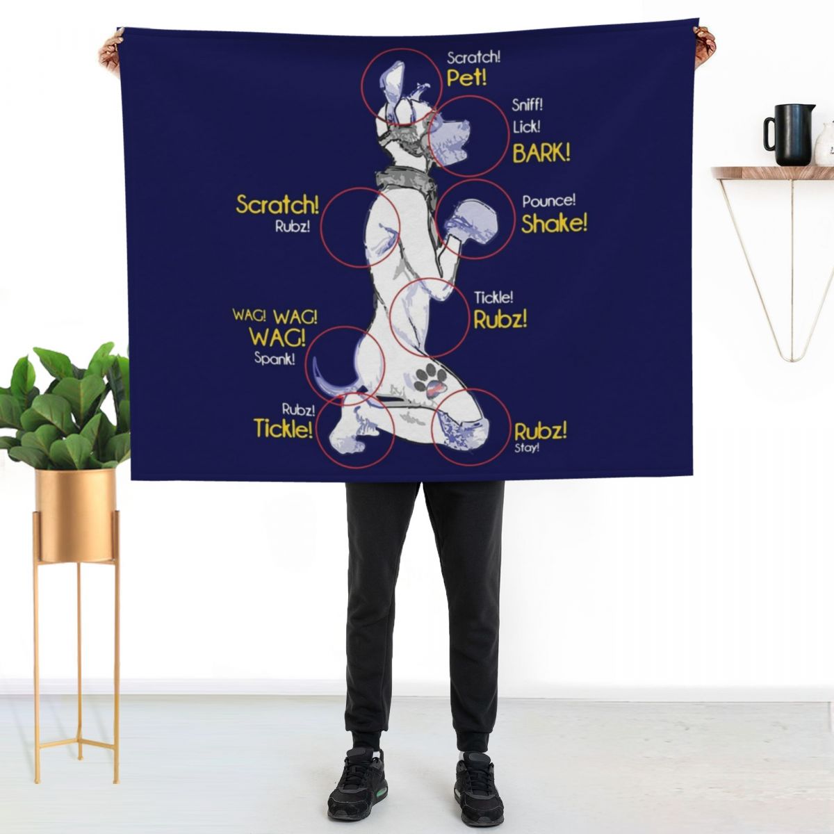 Human Puppy Play T-Shirt - Pup - đánh giá và giá 3D Printing Diagram