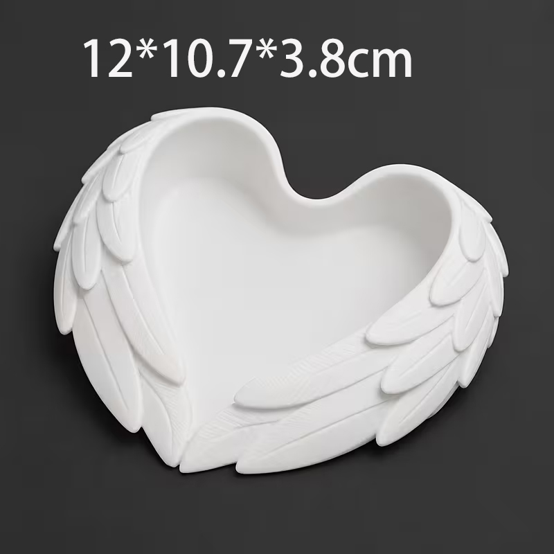 Angel Wing Heart Shaped Jewelr - đánh giá và giá 3D Printing Ring Holder