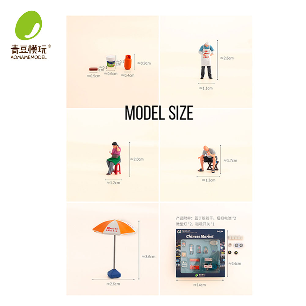 1/64 Night market s Model Kit- - đánh giá và giá 3D Printing Liquid
