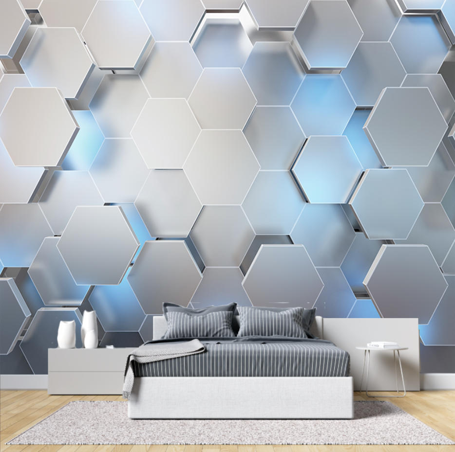 Nordic Abstract Wallpaper Beig - đánh giá và giá 3D Printing Diagram