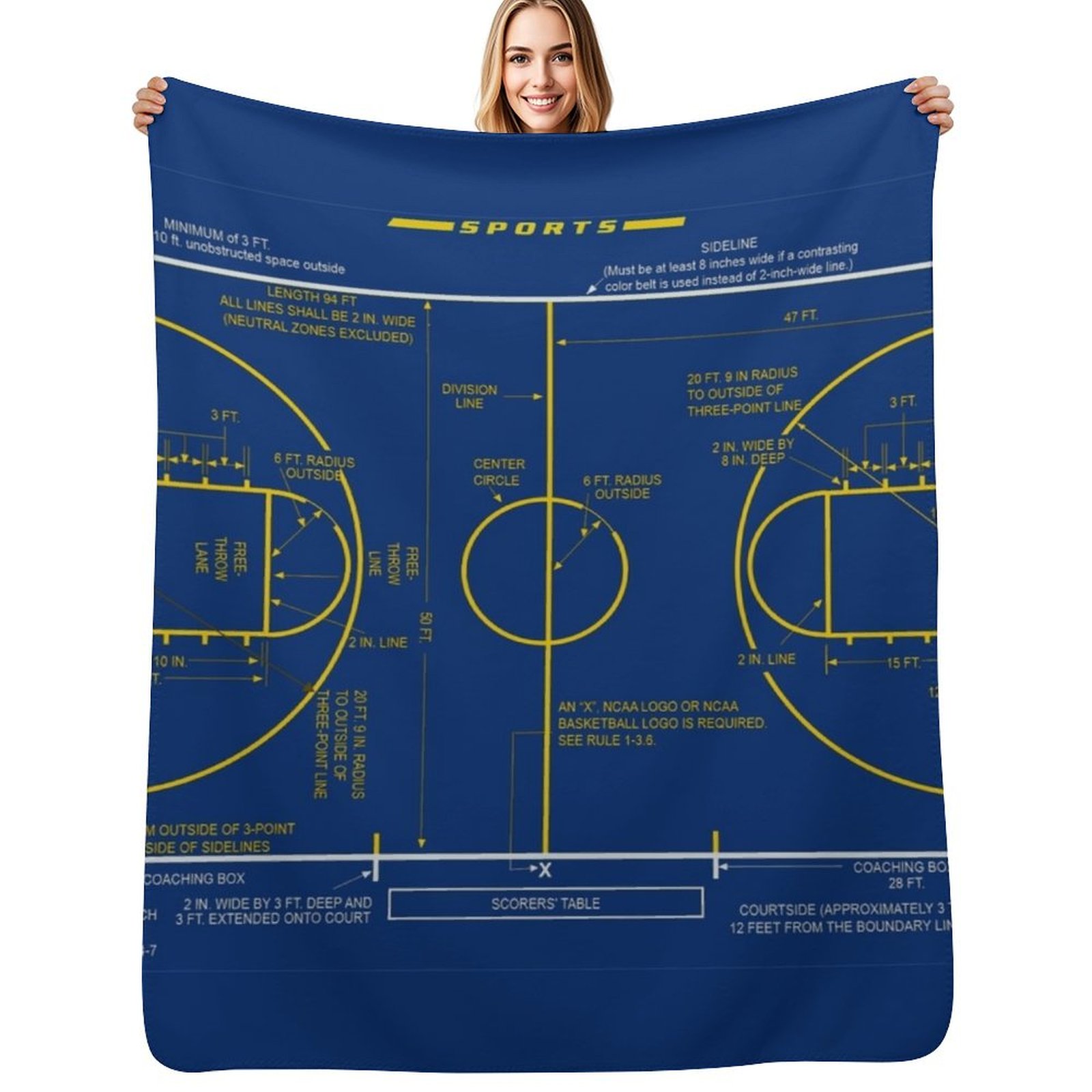 College Basketball Court Diagr - đánh giá và giá 3D Printing Diagram