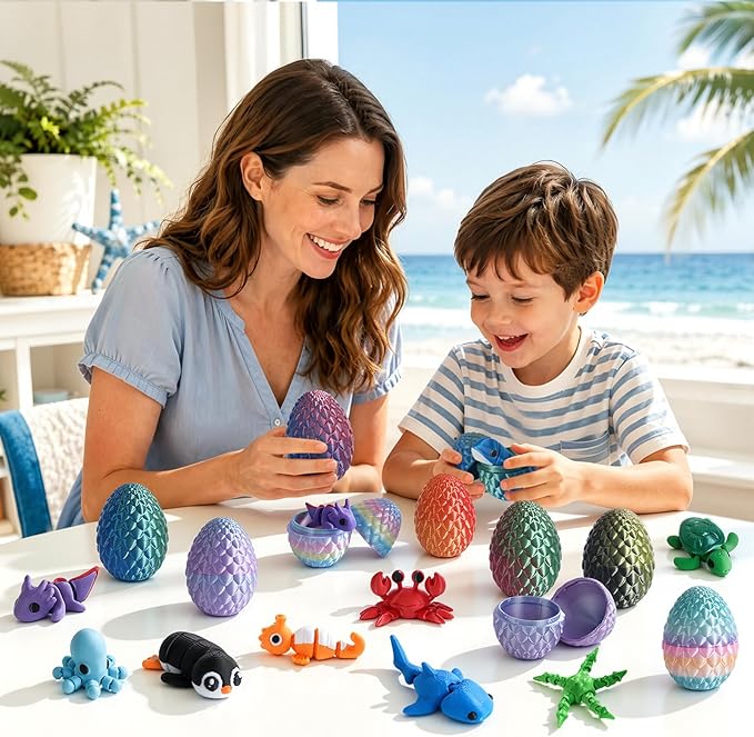 24pcs 3D Printed Surprise Egg  - đánh giá và giá 3D Printing Yourself