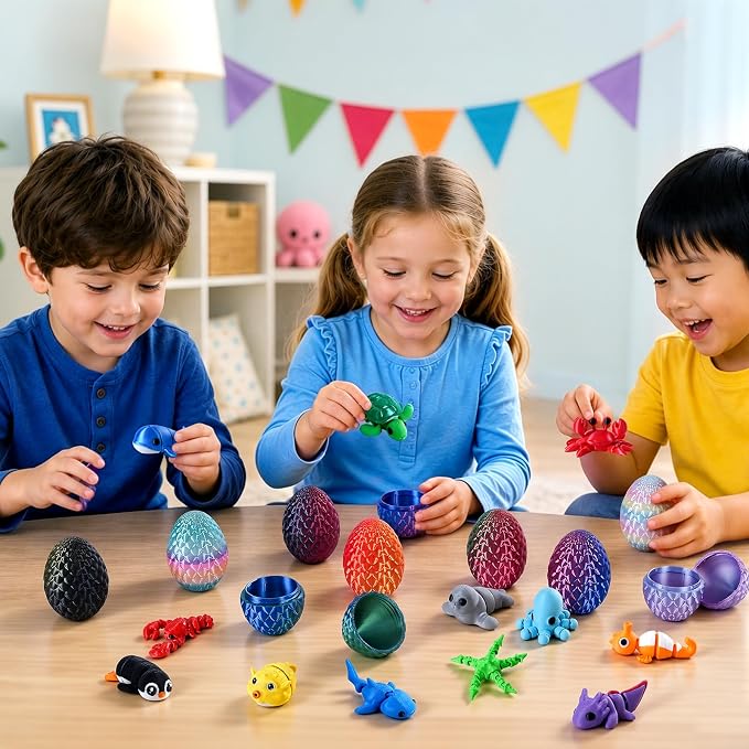 24pcs 3D Printed Surprise Egg  - đánh giá và giá 3D Printing Yourself